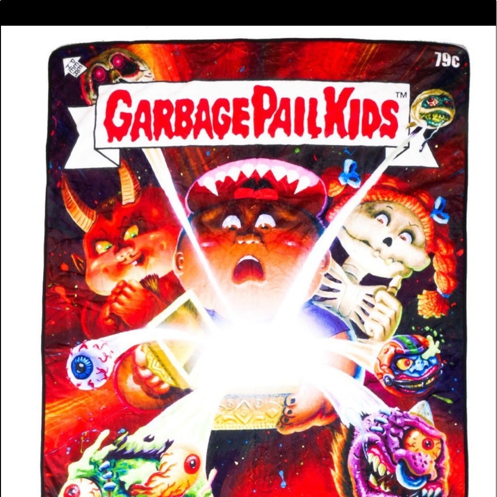 Garbage pail kids x madballs x MISHKA “MISHKA MONSTER BOX” FLEECE BLANKET